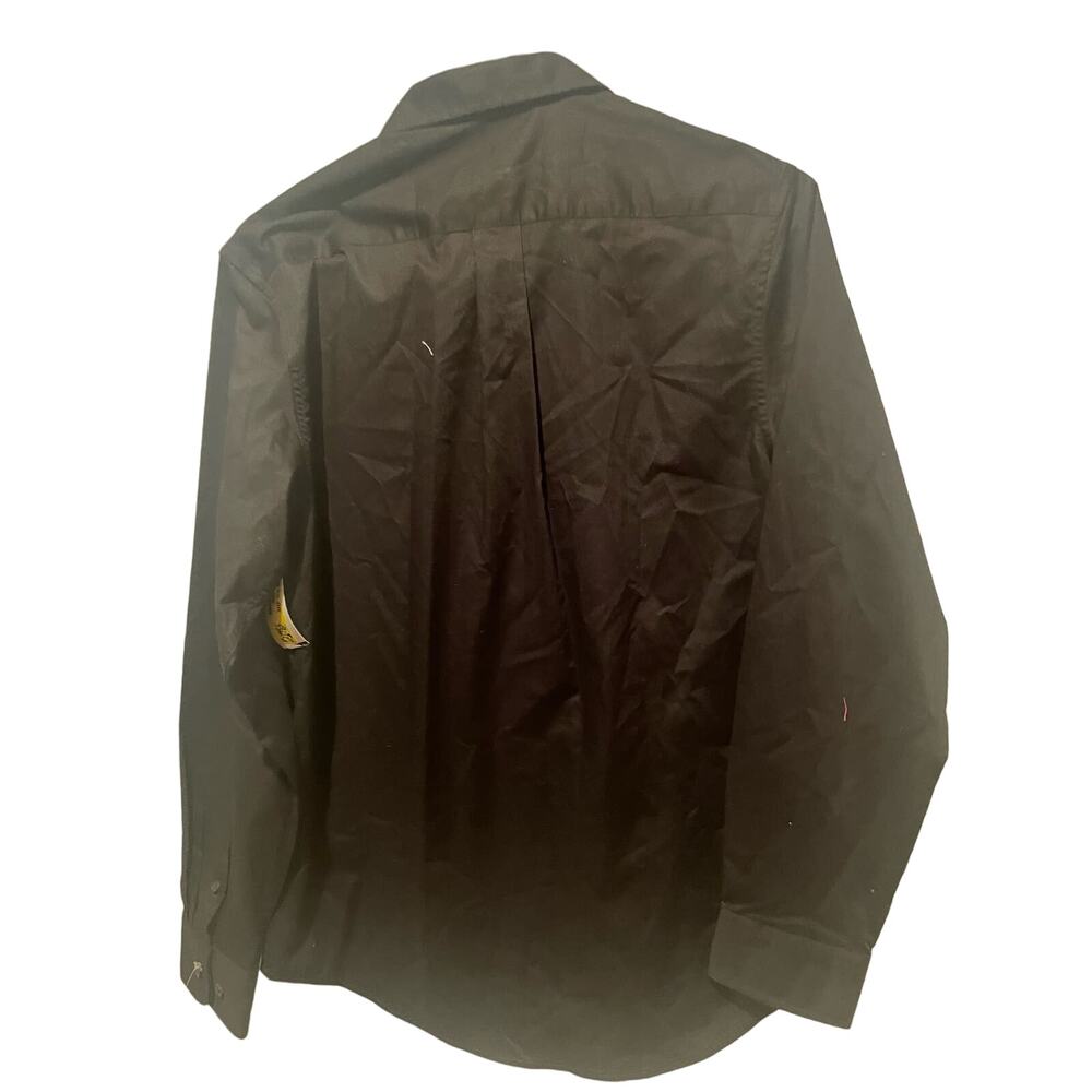 Men's Tallia Dress Shirt Black l/sleeve Size 20, $23, B60